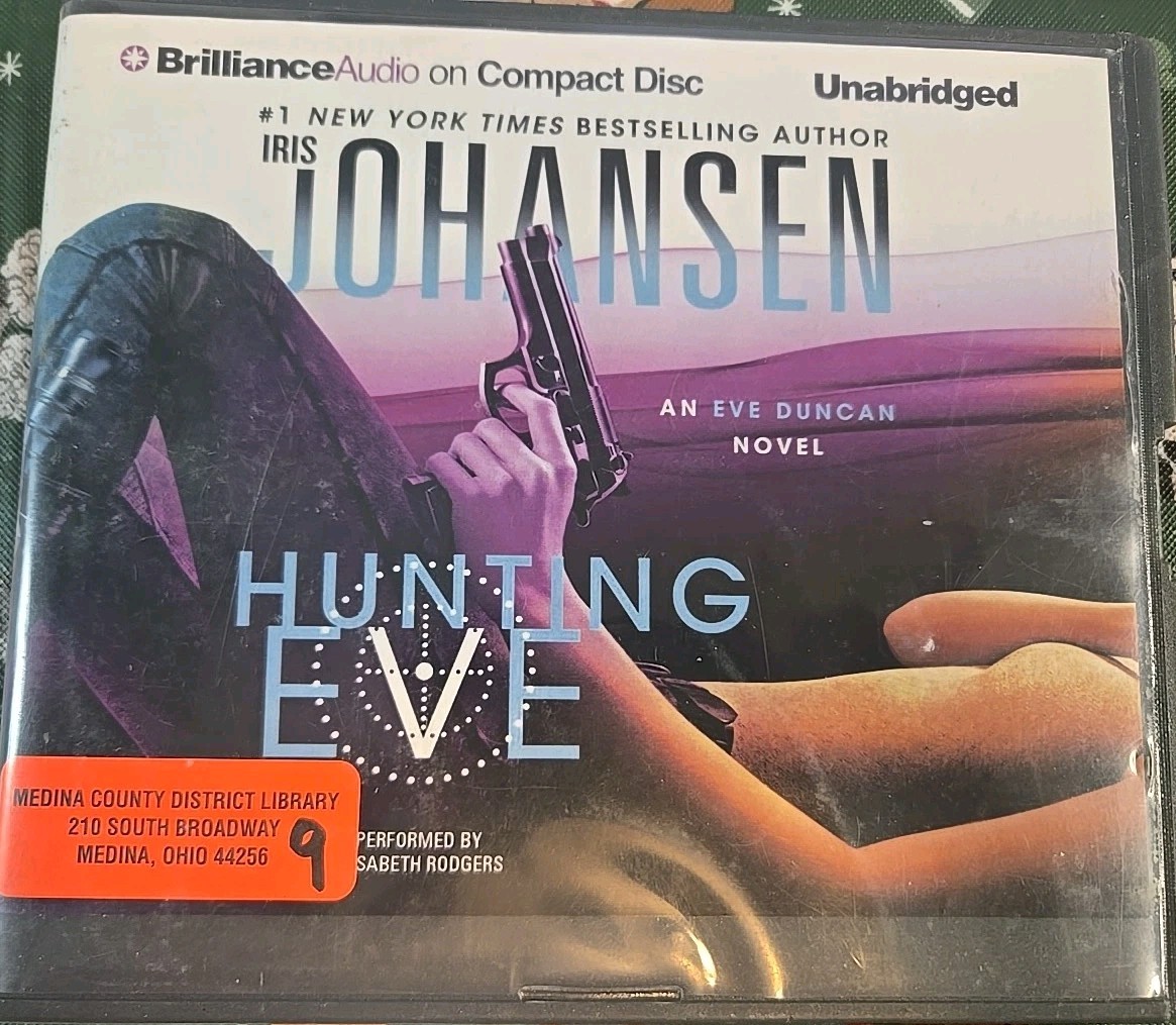 Lot Of 2 Iris Johansen Fiction Audiobooks on Cd _ Blood Game _ Hunting Eve