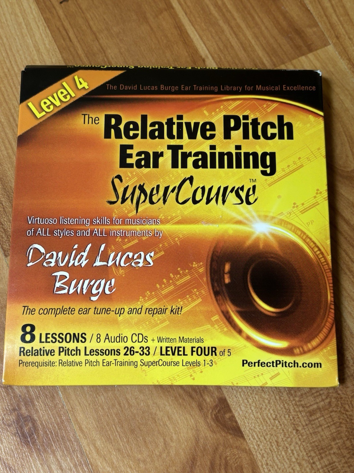 Relative Pitch Ear Training Level 4 CDs x 8 SuperCourse Audio David Burge NEW