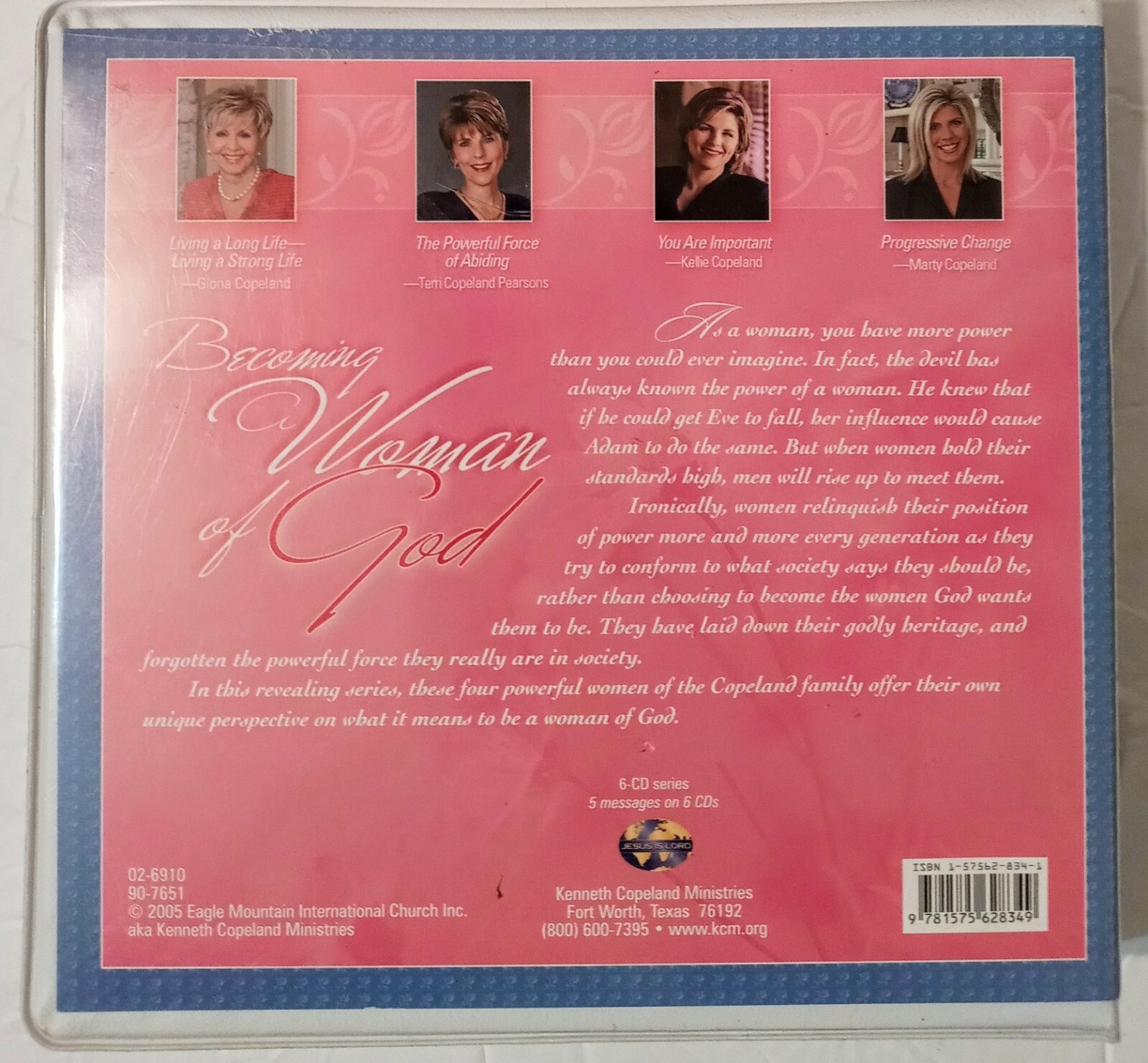 Copeland Ministries Becoming A Woman Of God Gloria Copeland 6 Cd Set Christian
