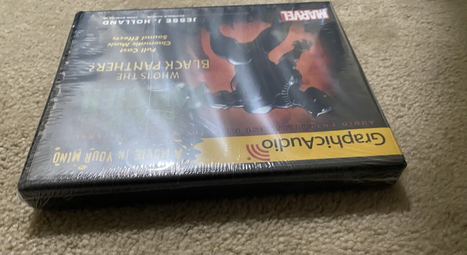 RARE! MARVEL COMICS GRAPHICAUDIO WHO IS THE BLACK PANTHER? SEALED! 6 CD’s 7 hrs