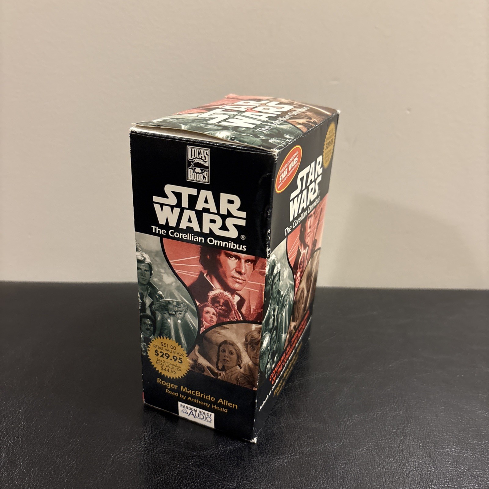 Star Wars 1995 The Corellian Omnibus Trilogy Cassette Set in Original Packaging