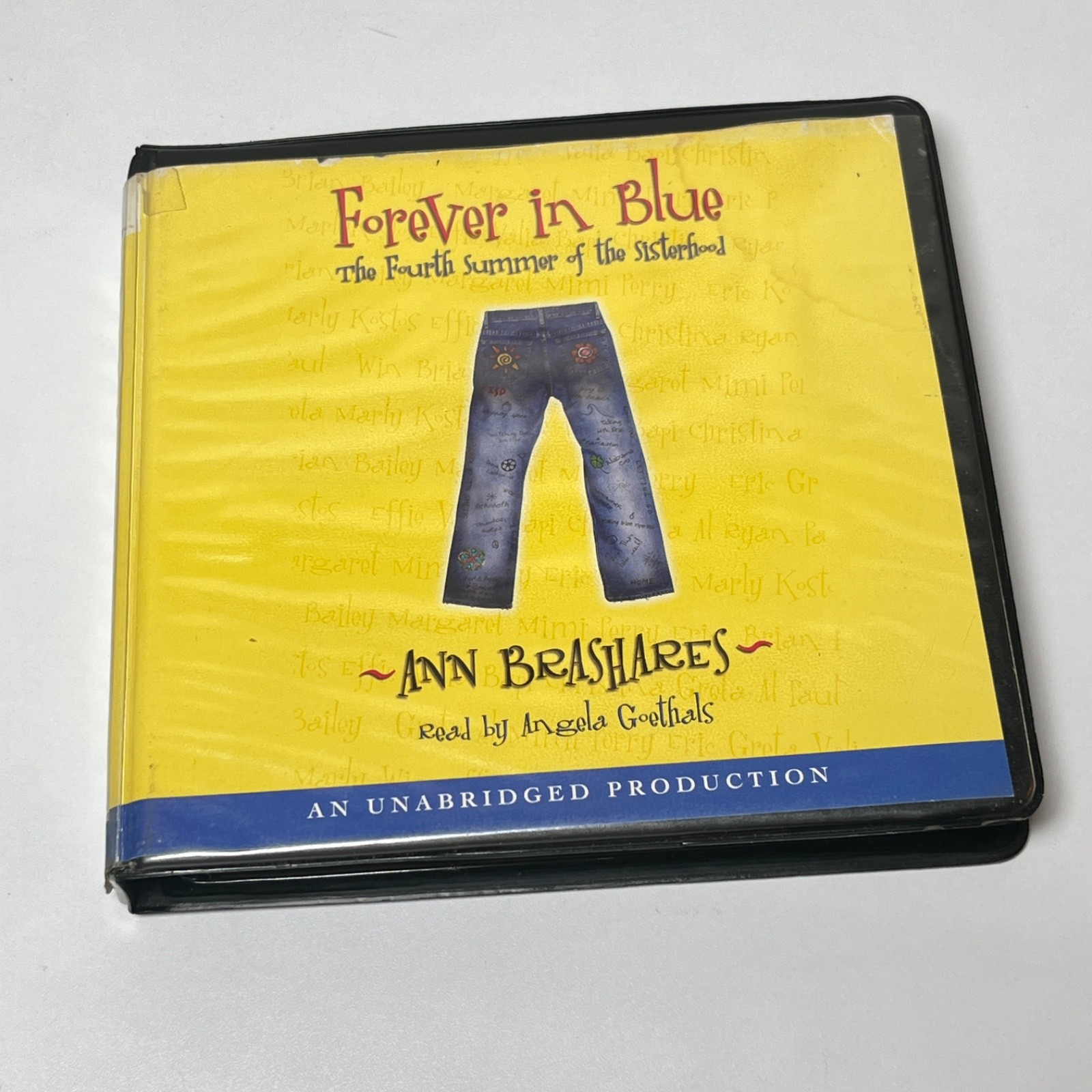 FOREVER IN BLUE by Ann Brashares an Audiobook 7 CD Set VG