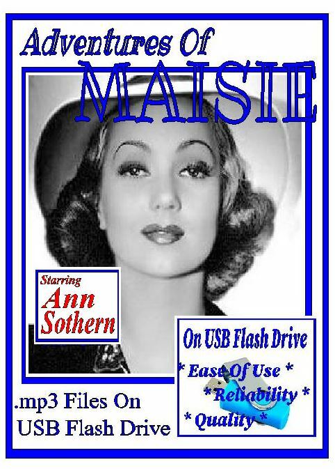 ADVENTURES OF MAISE 103 Select OTR Radio Shows MP3 On USB Flash Drive