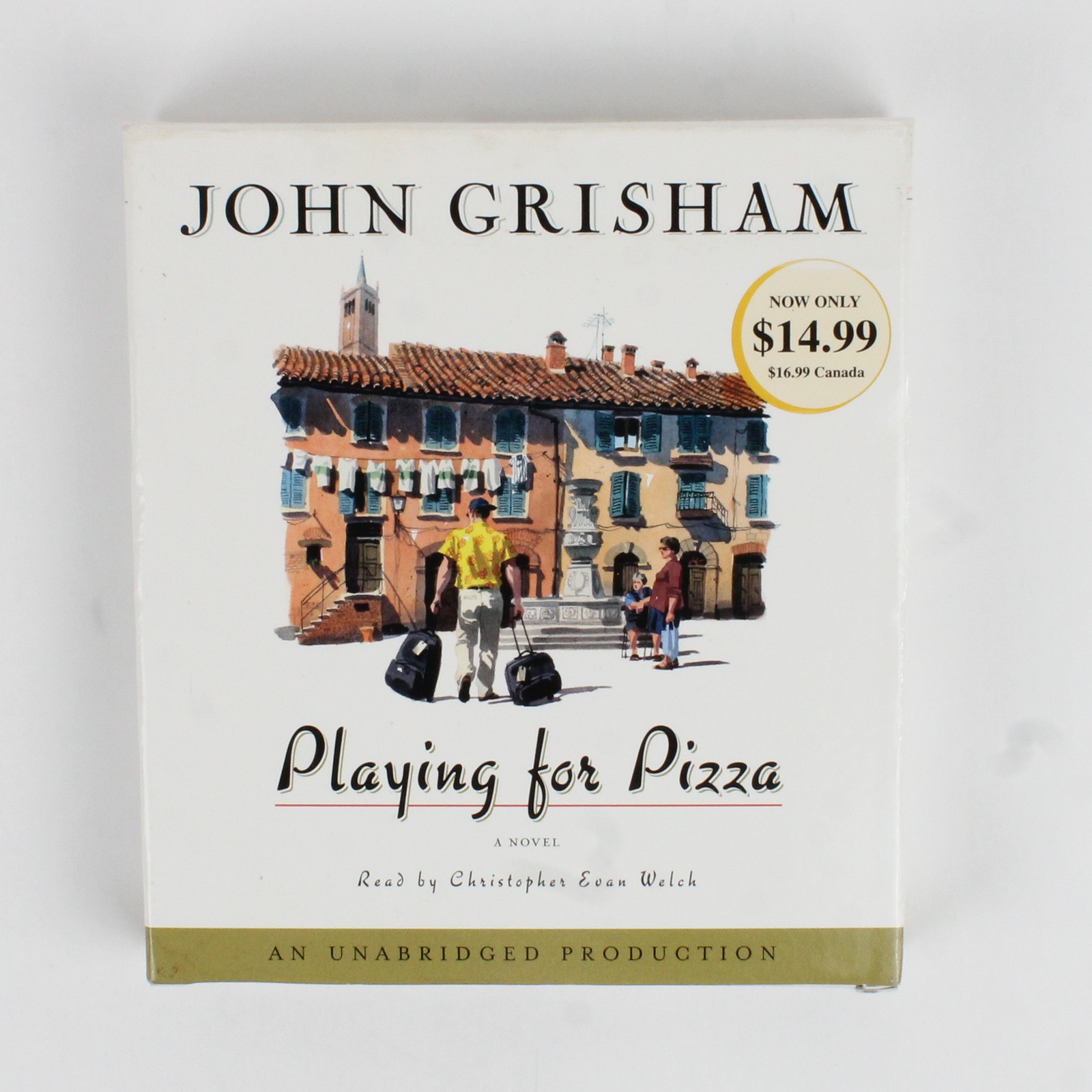 Playing For Pizza By John Grisham Read By Christopher Evan Welch (CDs, 6 Disc)