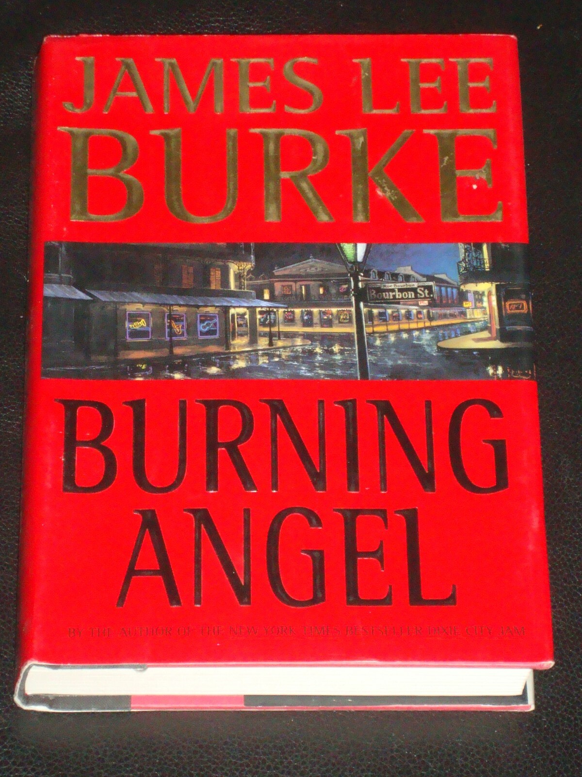 BURNING ANGEL by James Lee Burke (Hardcover, 1995) DAVE ROBICHEAUX FIRST EDITION