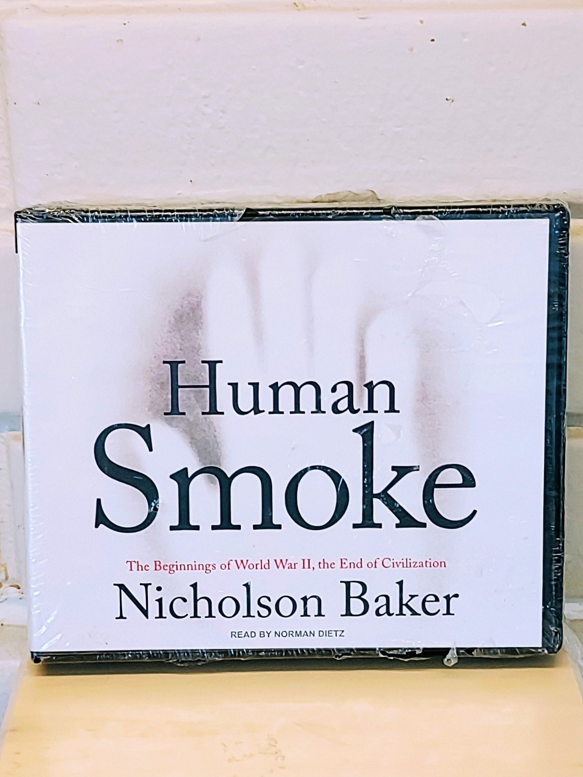 HUMAN SMOKE By NICHOLSON BAKER — 11 DISC AUDIO BOOK ON CD (2008)