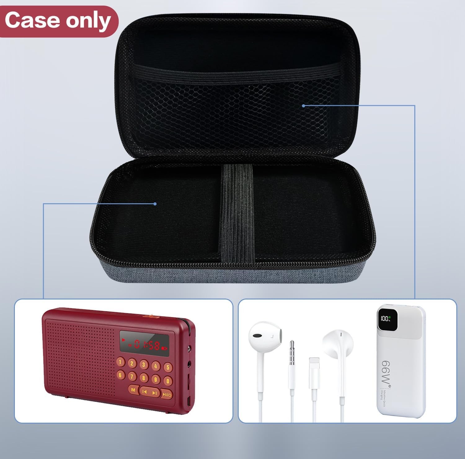 Wonder Bible Carrying Case — Lightweight Protective Cover (Case Only)