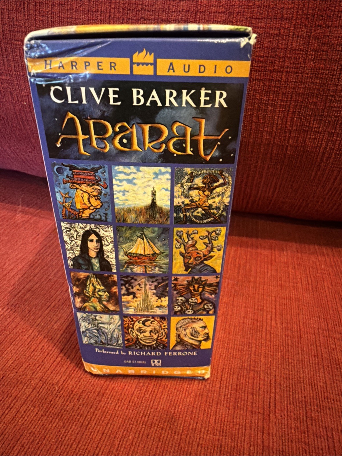 Clive Barker Abarat Unabridged Audiobook 12 Hours — 8 Cassettes Rare Collectible