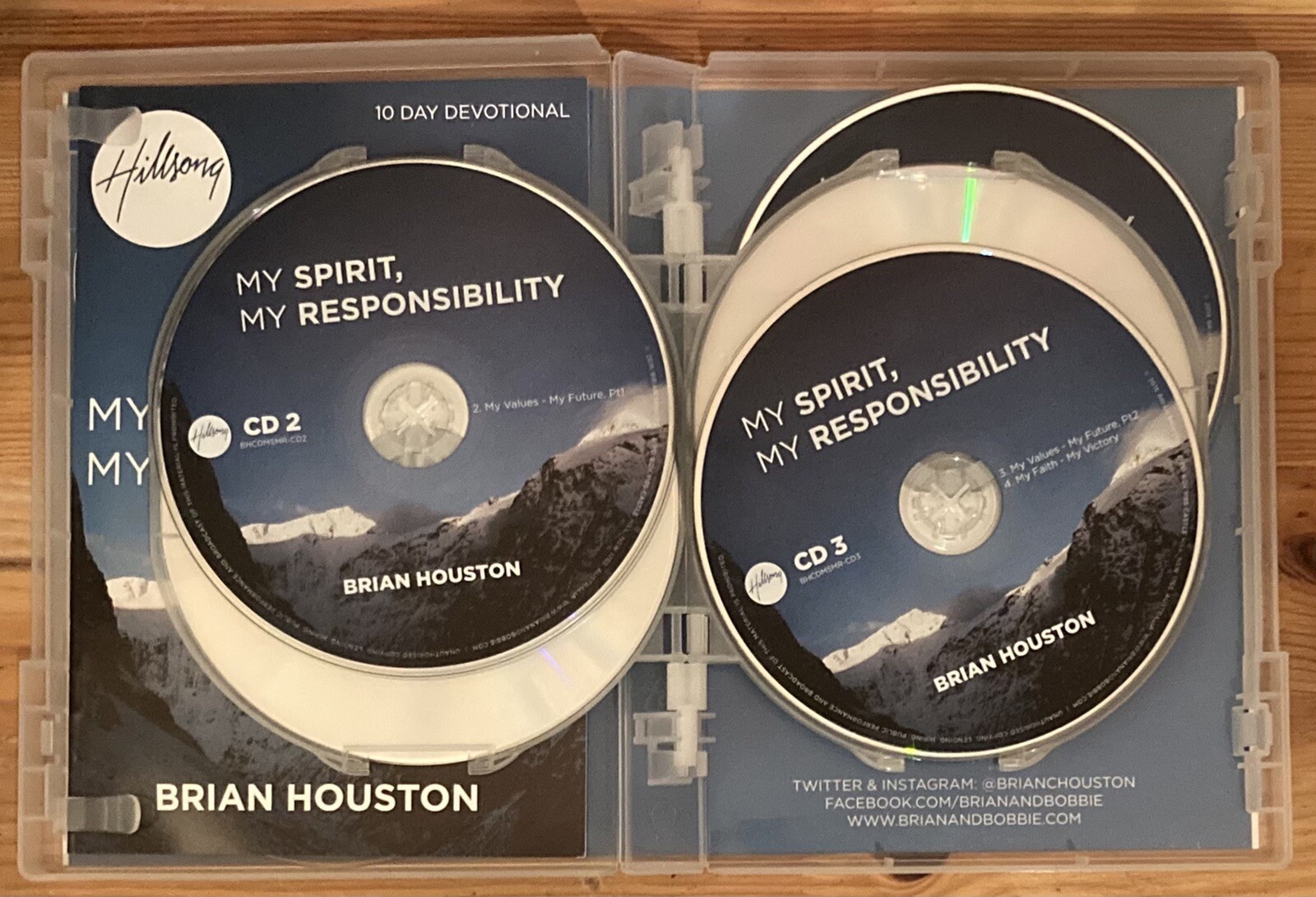 My Spirit My Responsibility Brian Houston CD 7 Disc Set Hillsong