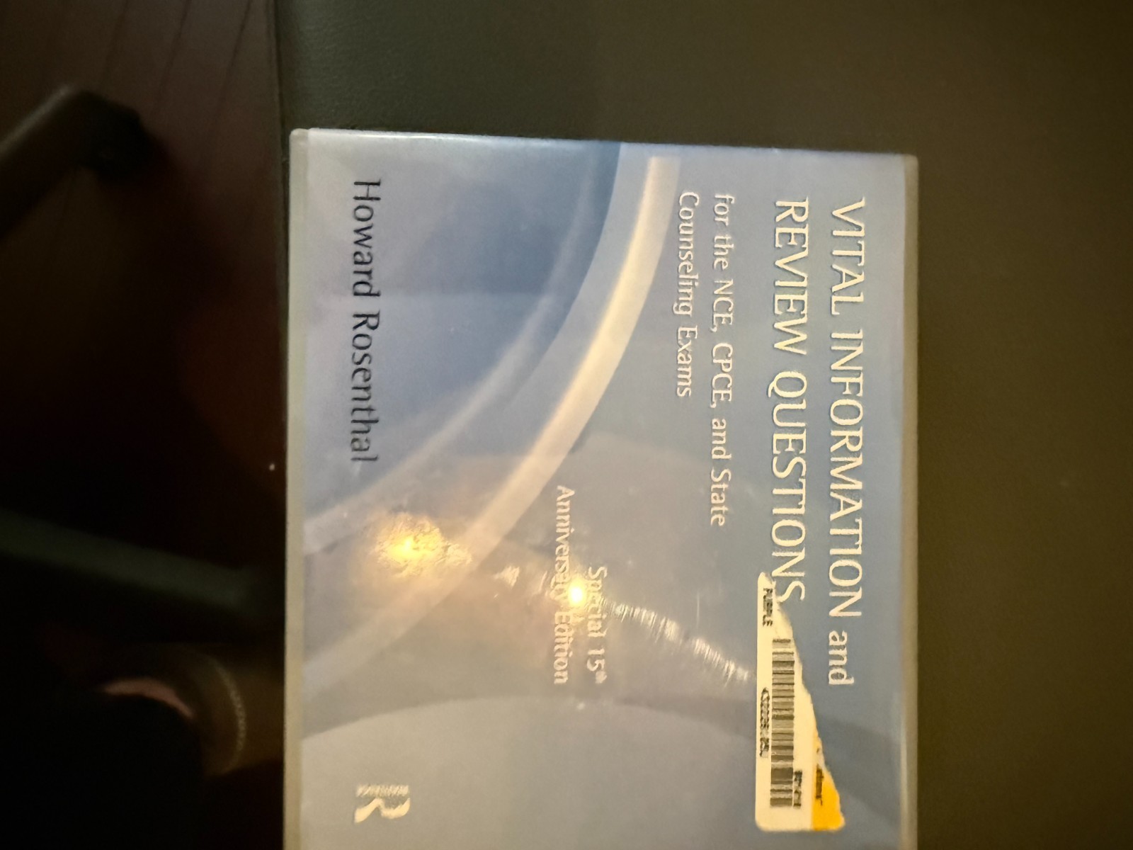 Vital Information and Review Questions-NCE and State Counseling Exams CD’s