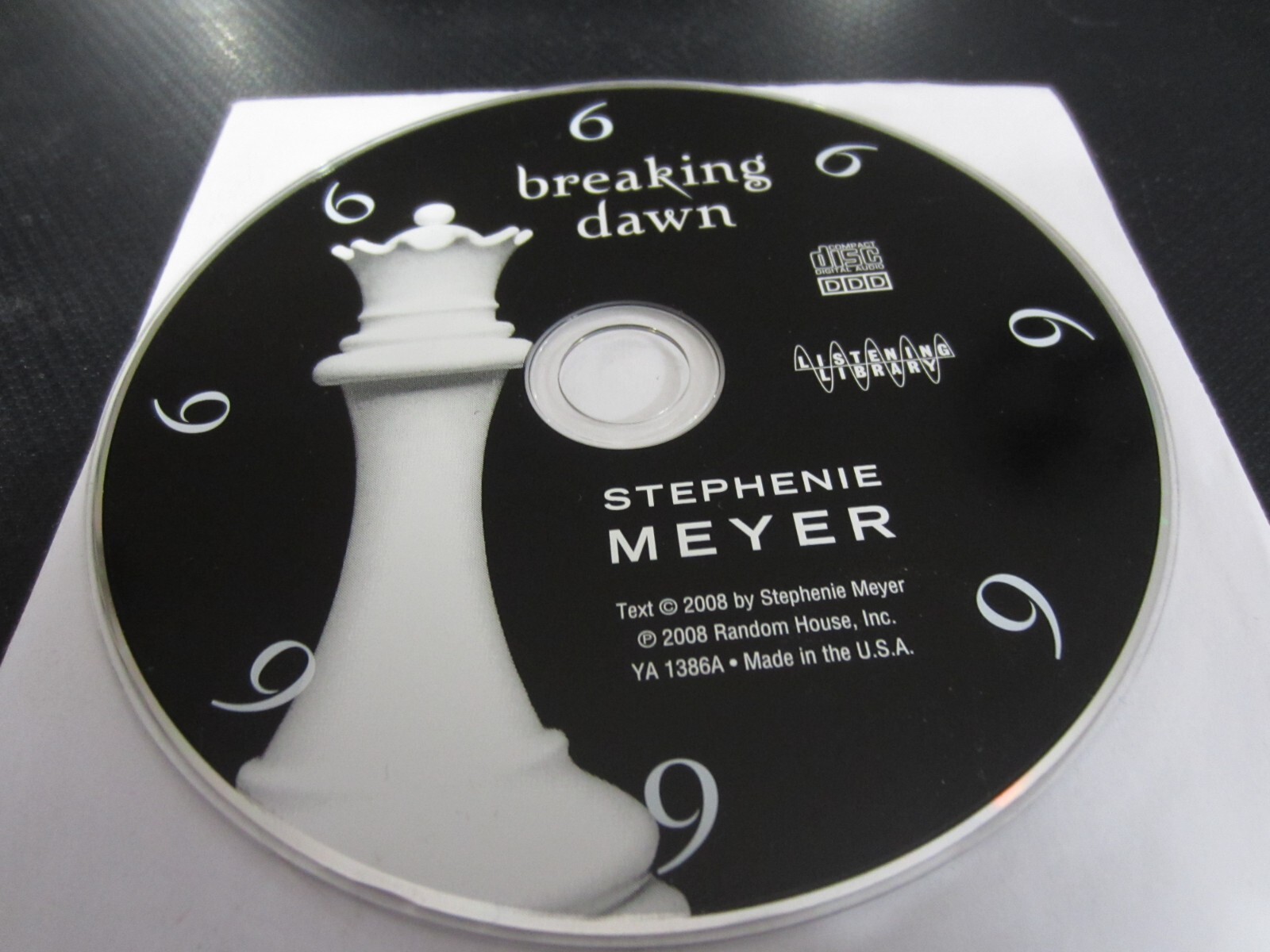 Breaking Dawn by Stephenie Meyer (CD Audio Book, 2008) — Disc 6 Only!!