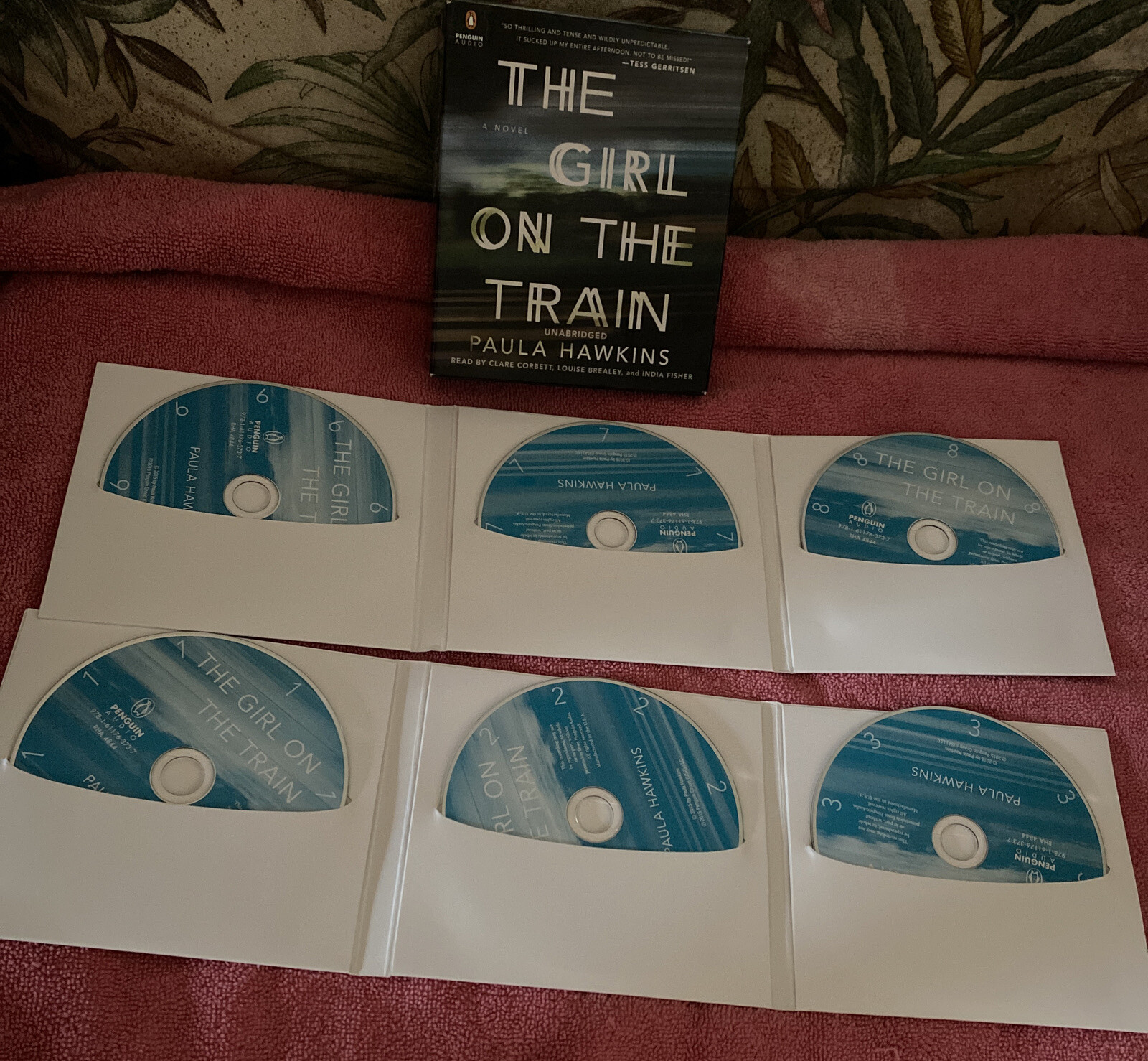 The Girl on the Train : A Novel by Paula Hawkins (2015, Compact Disc, Unabridged