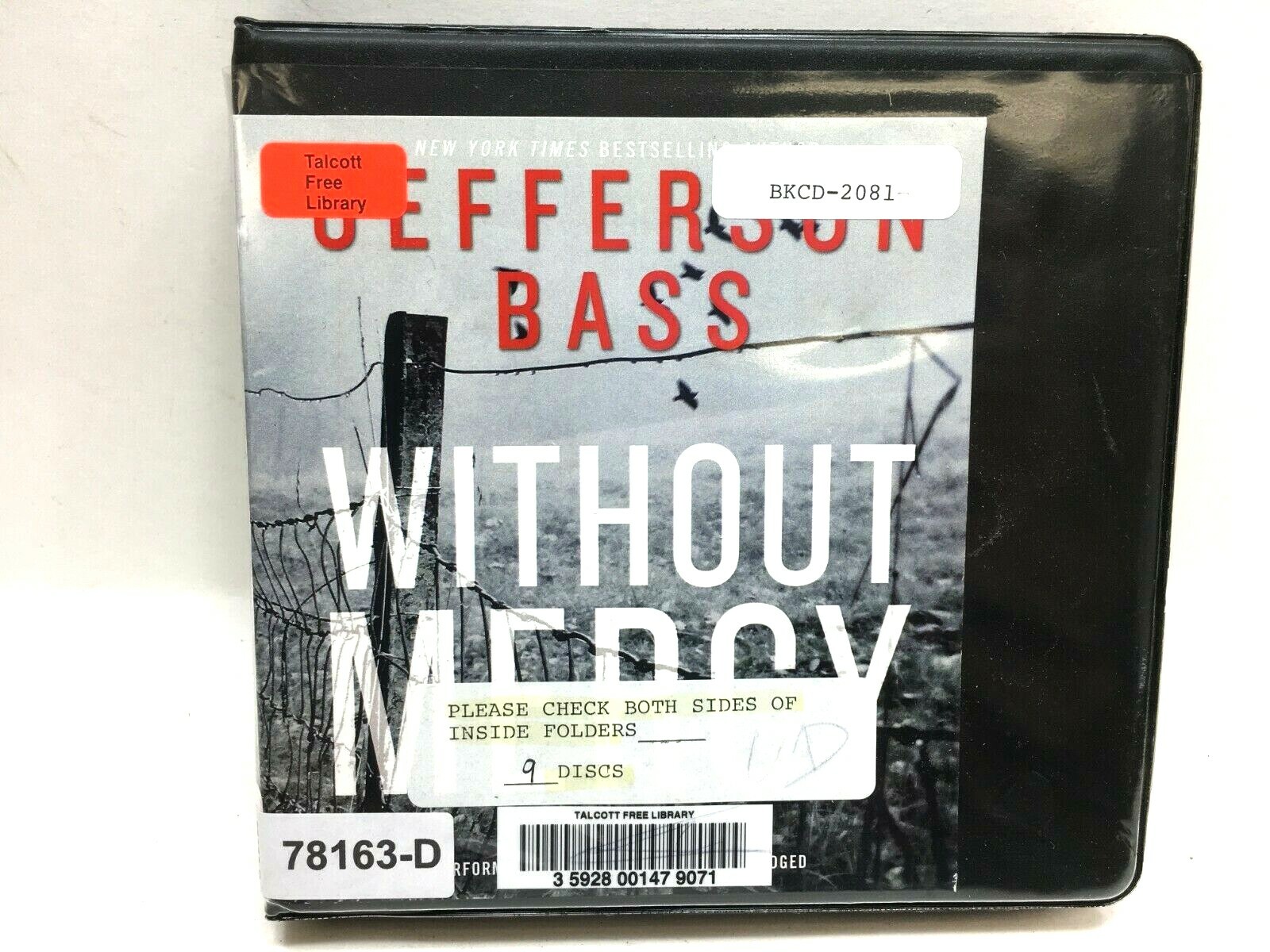 Without Mercy : A Body Farm Novel Book 10 Jefferson Bass