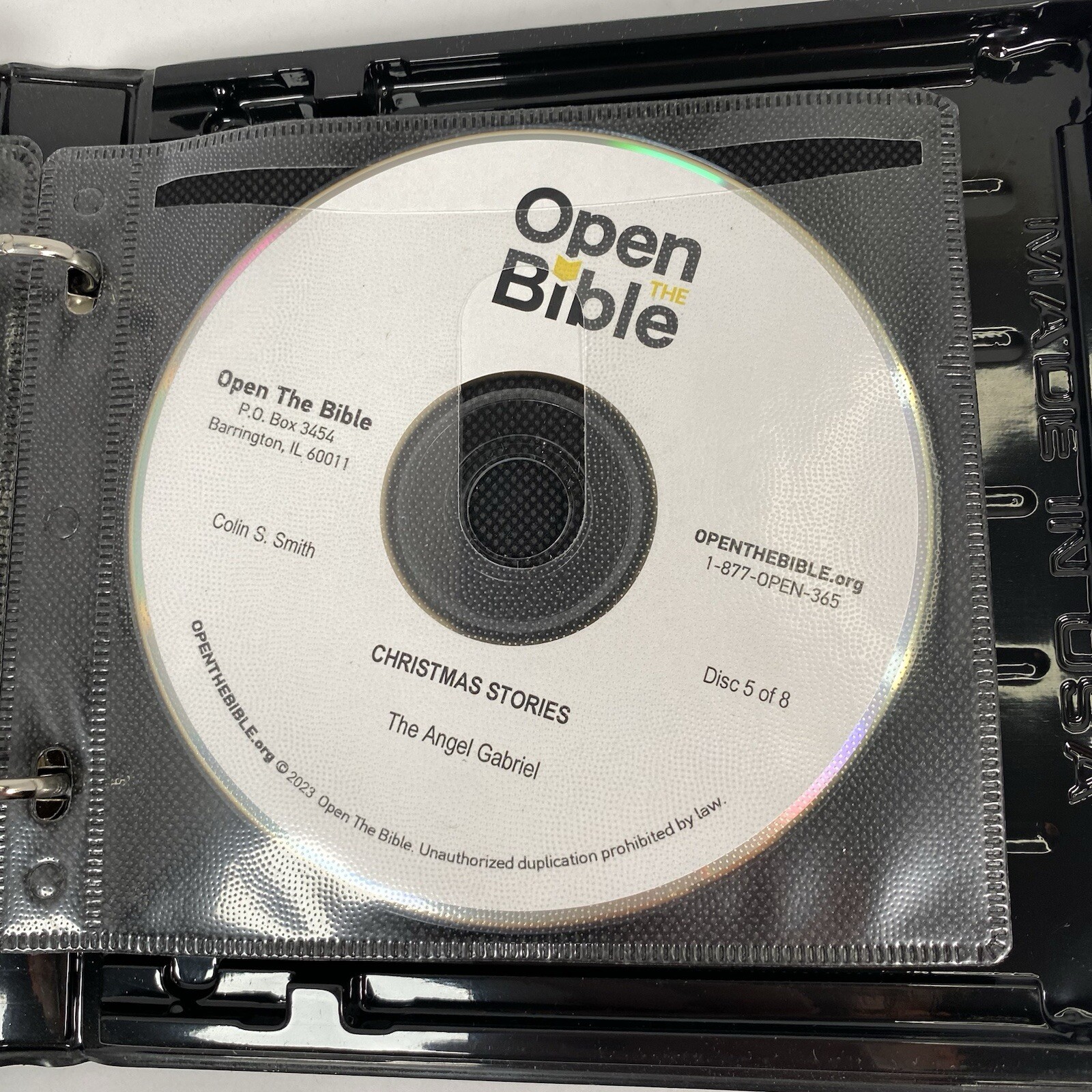 Open The Bible CHRISTMAS STORIES 8 Audio CD Set Christian Faith — Colin S. Smith