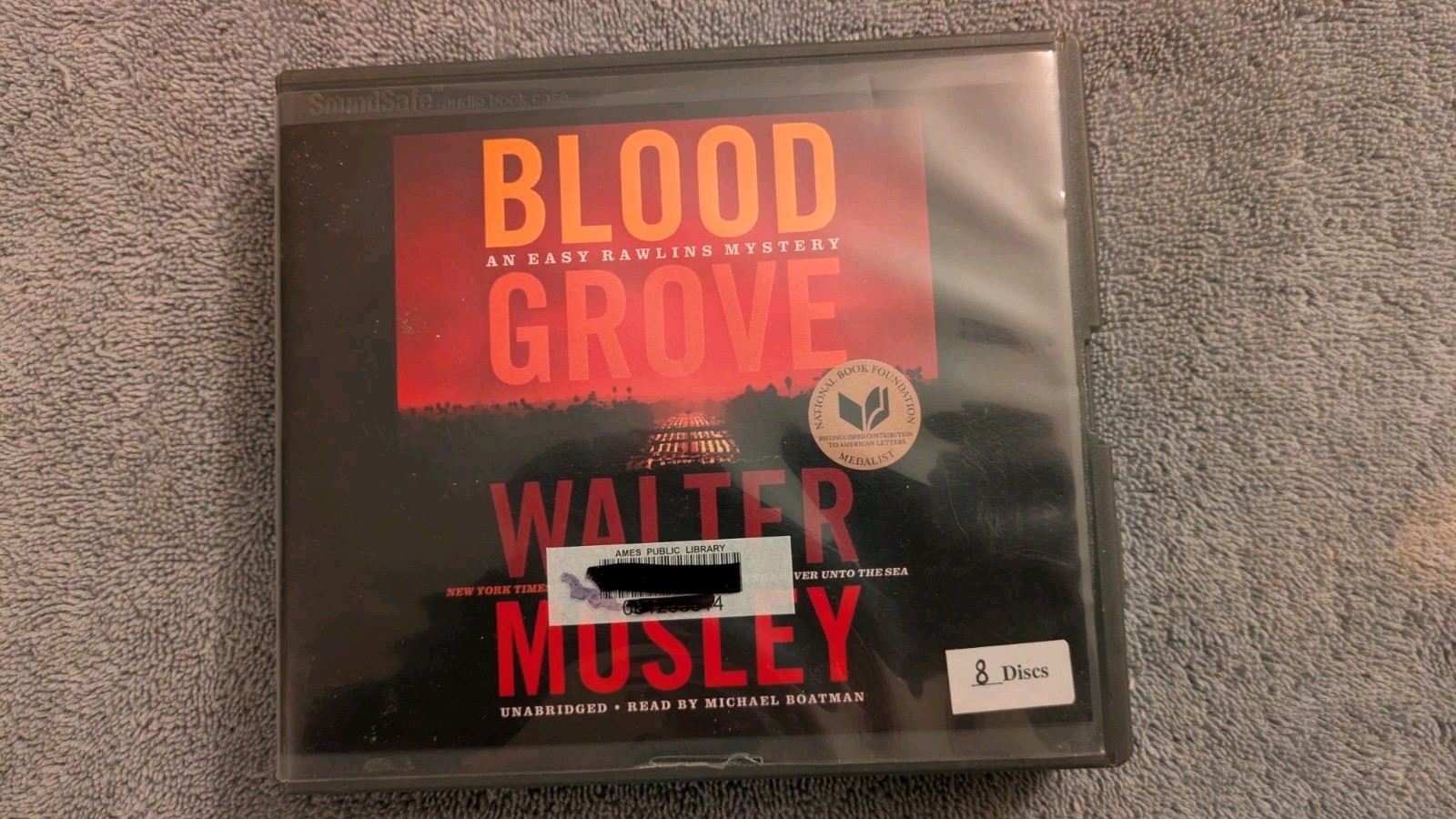 Walter Mosley, BLOOD GROVE, Ex-Library Audiobook, An Easy Rawlings Mystery, 2021