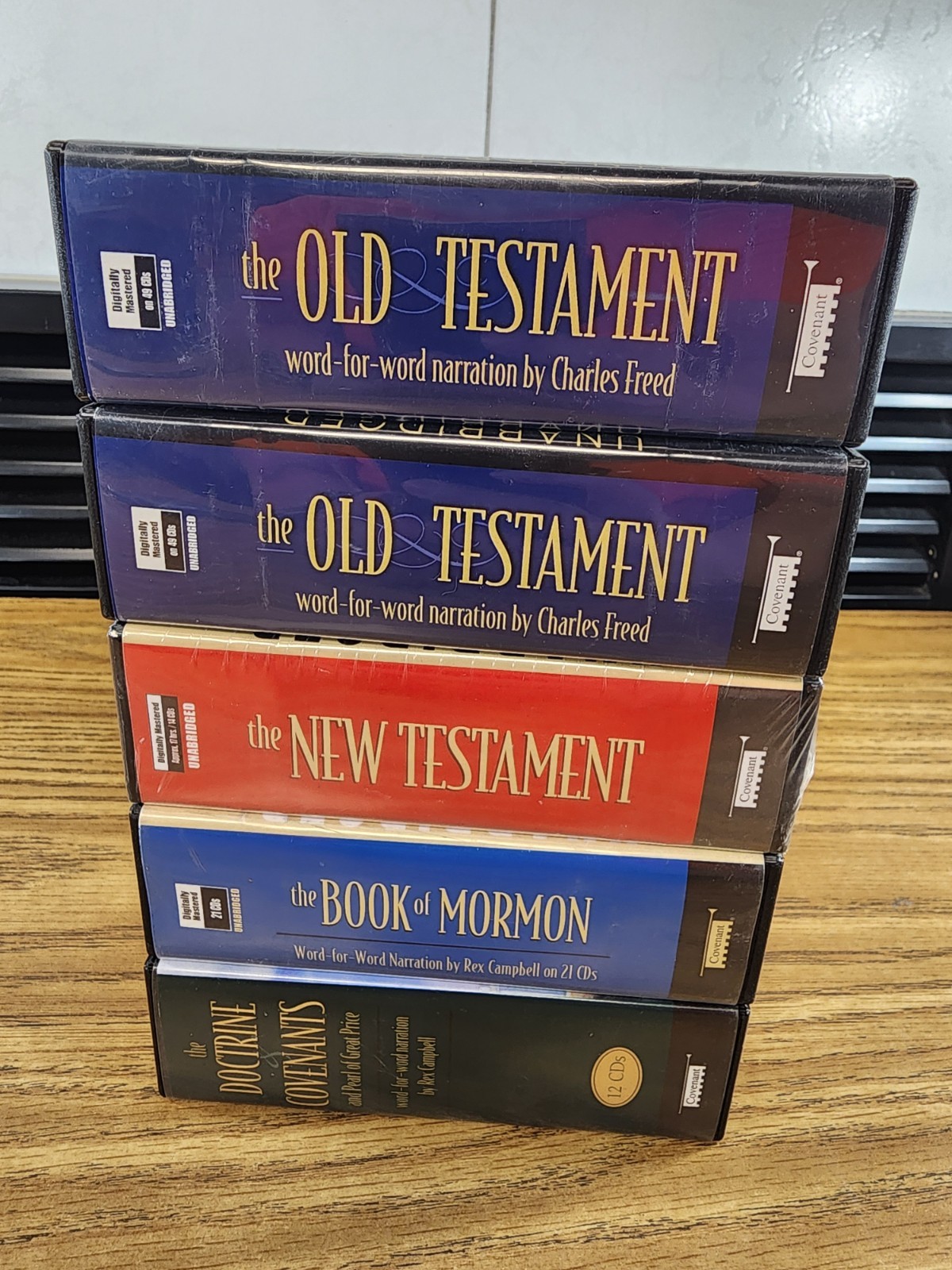 LDS Scriptures In Oudio CDs, The Book Of Mormon, Old and New Testament ++