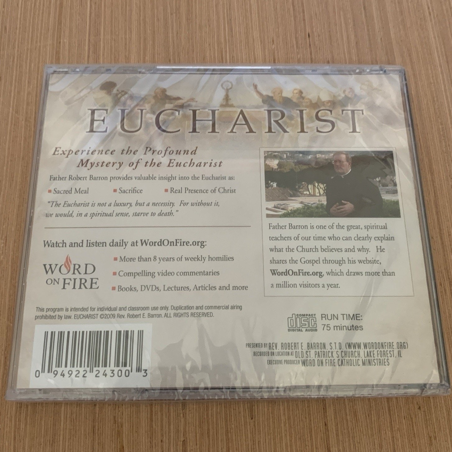 ROBERT E. BARRON Eucharist Digital Audio CD BRAND NEW