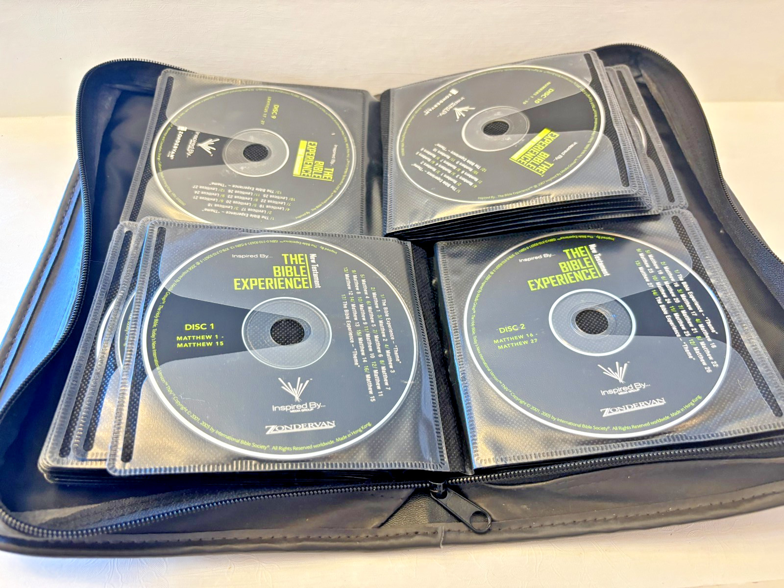 Zondervan Bible Experience Audio Bible 80 Disc 79 CD Set Bonus Study Testament