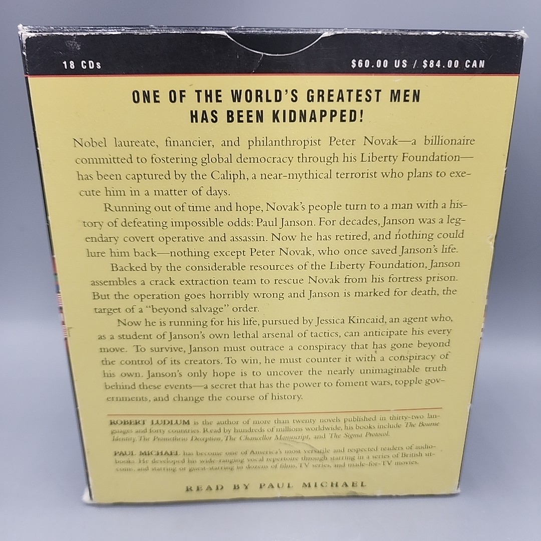 The Janson Directive by Robert Ludlum 18 CDs Audiobook Unabridged