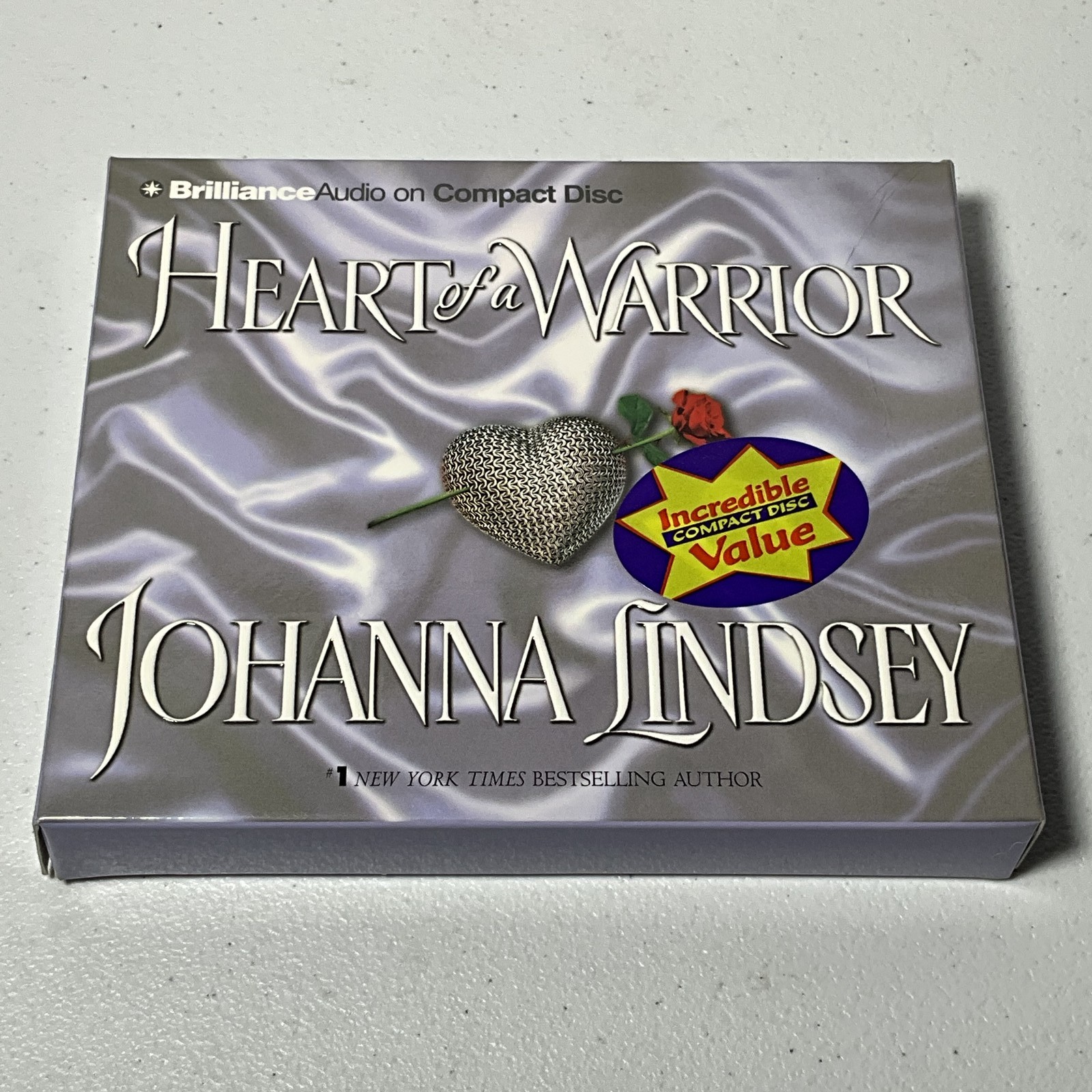 Heart of a Warrior by Johanna Lindsey Audiobook 5-CD Set Abridged Romance