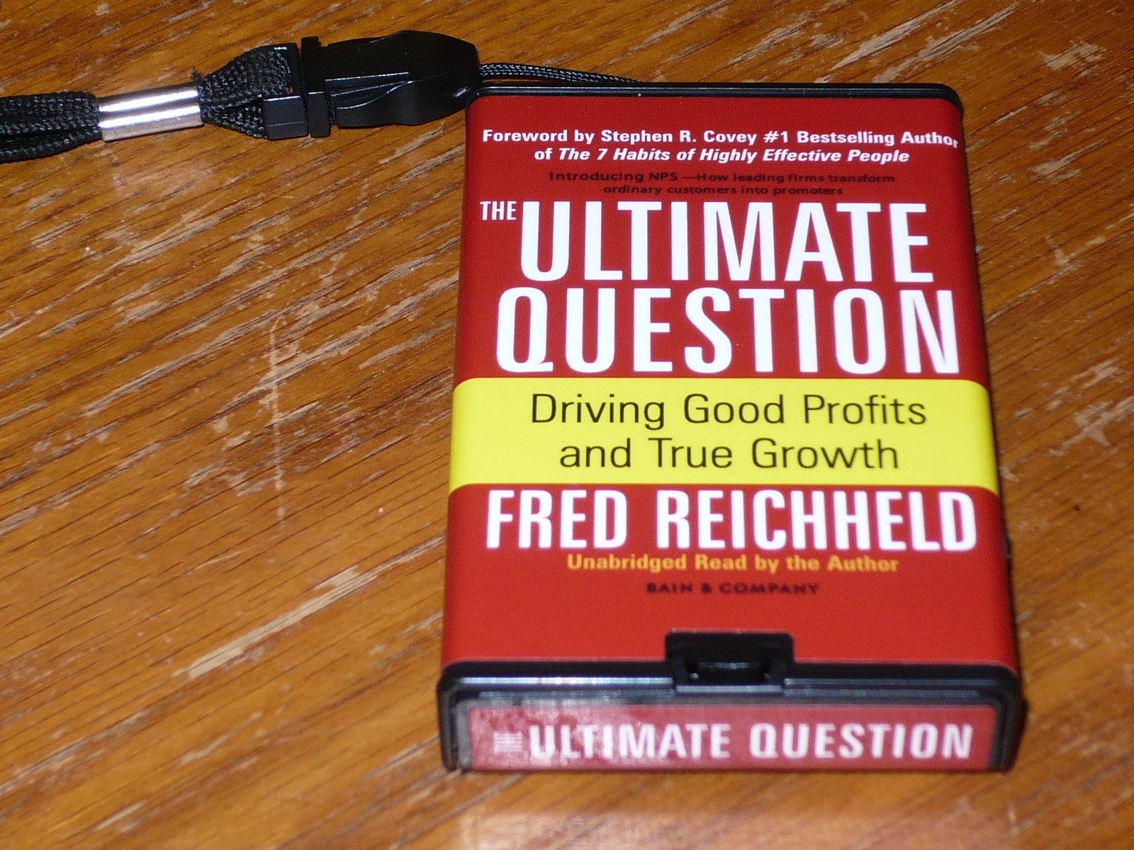 PlayAway The Ultimate Question by Fred Reichheld AudioBook 6 hrs Unabridged 2006