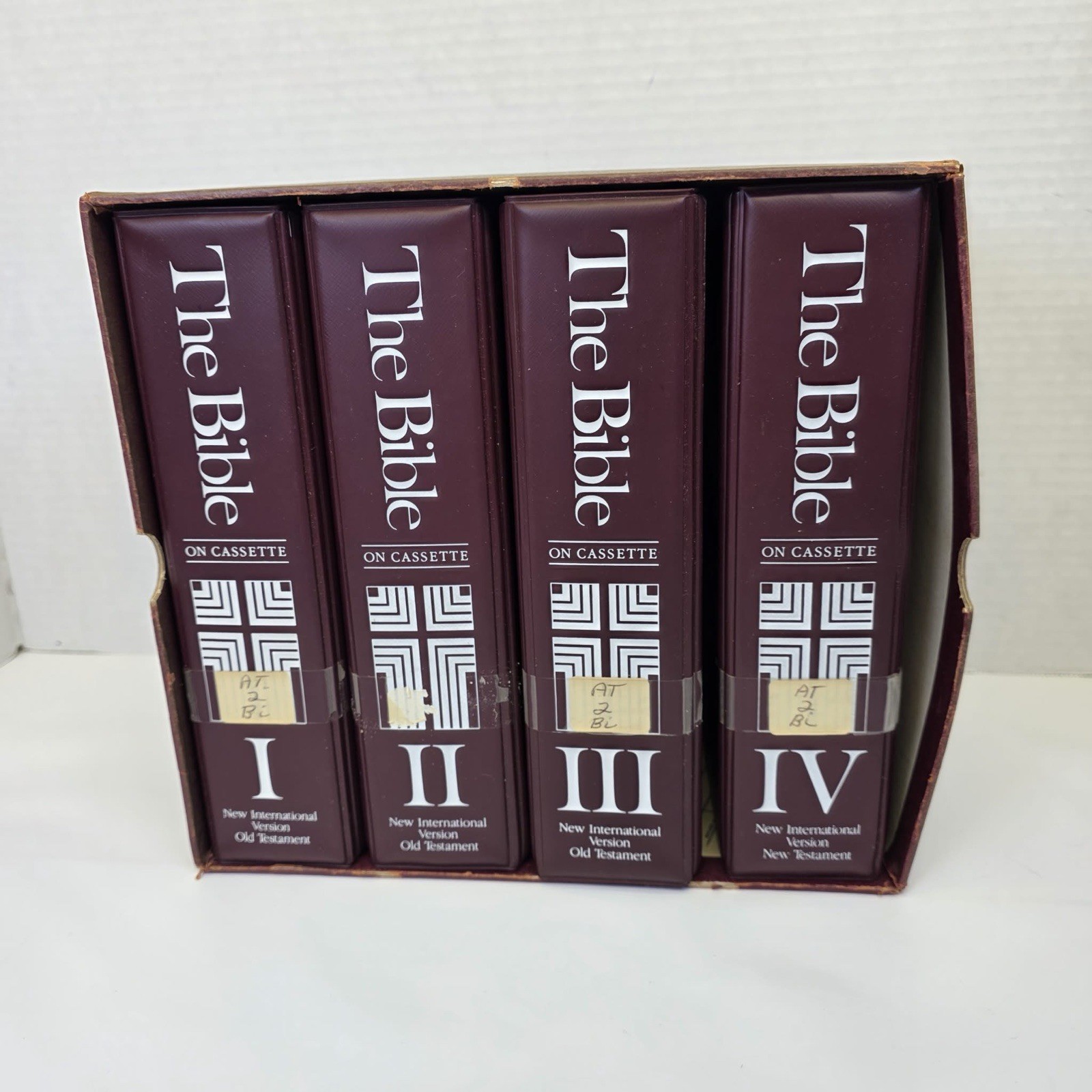 The Bible on Cassette NIV Version Old & New Testament Complete Set in slipcase
