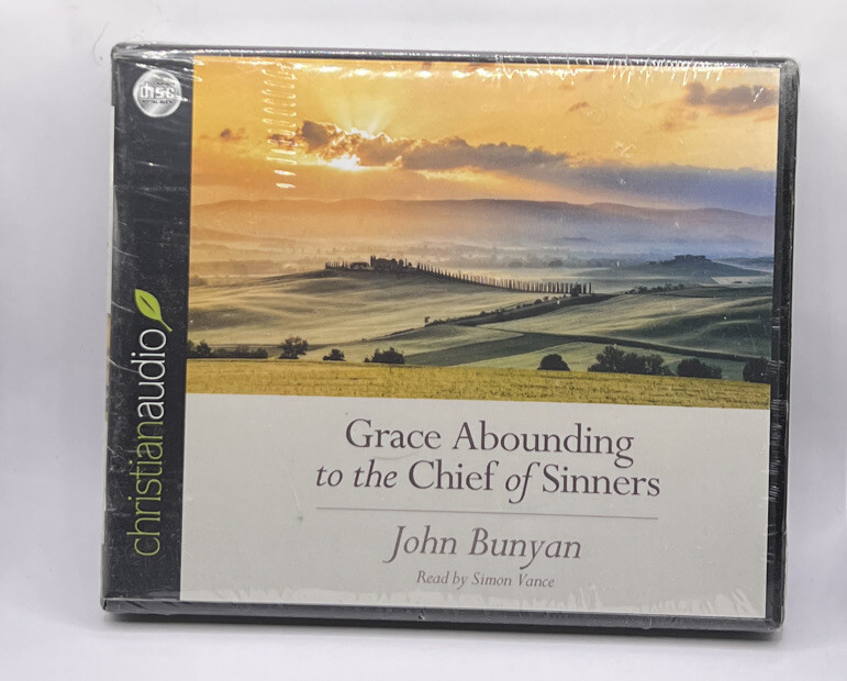 Grace Abounding To The Chief of Sinners, John Bunyan Audiobook 4 CD 2013 New