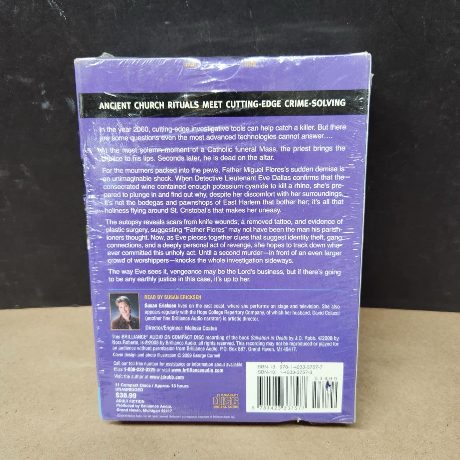 Salvation in Death (In Death Series) — Audio CD By J.D. Robb — SEALED