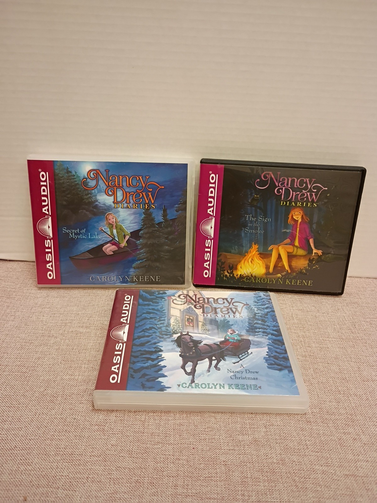 Nancy Drew Mystery Stories AudioBooks Books Carolyn Keene Lot Of 3