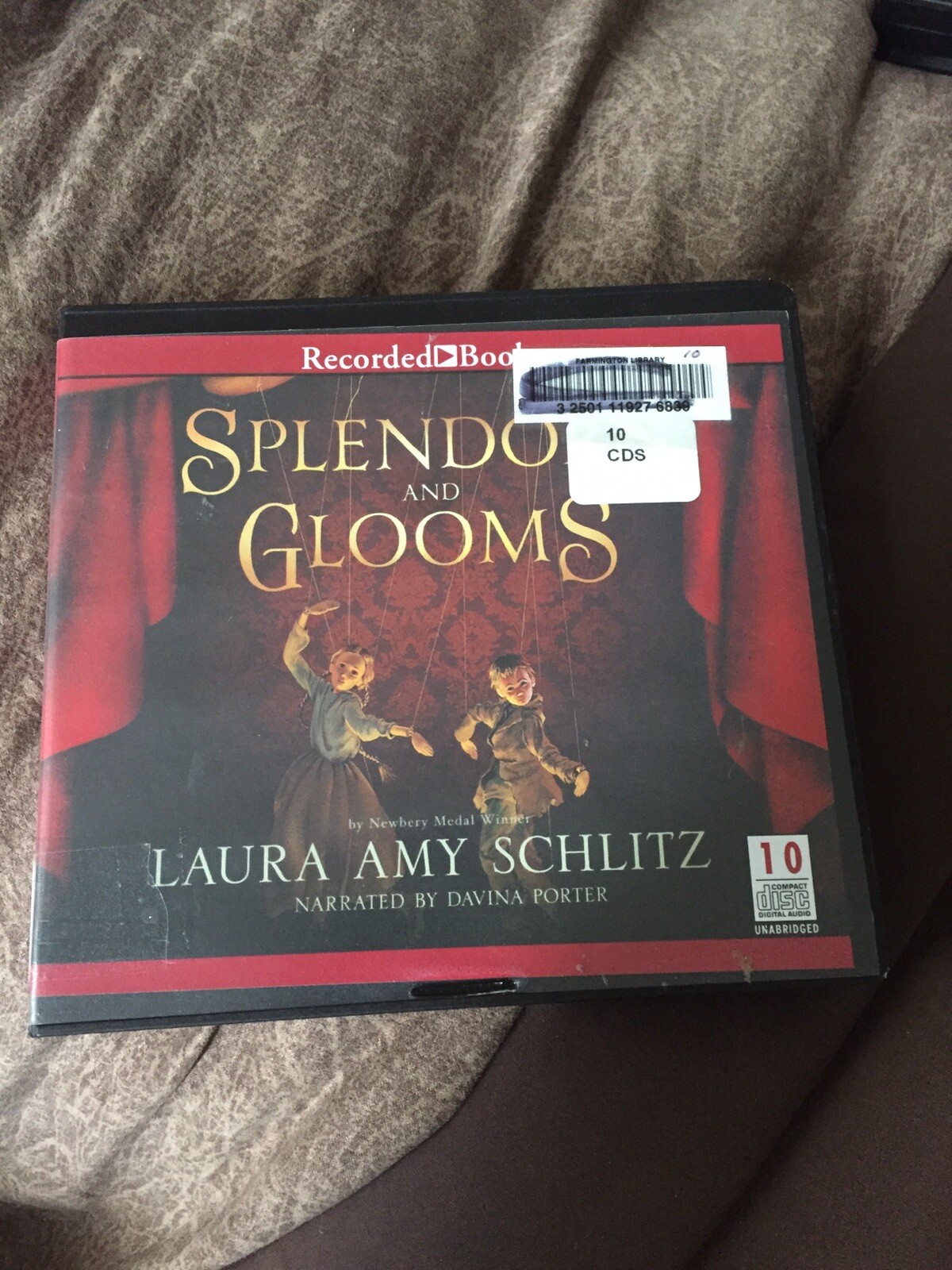 Splendors and Glooms Laura Amy Schlitz 10 CDs Audio Book 12 Hours
