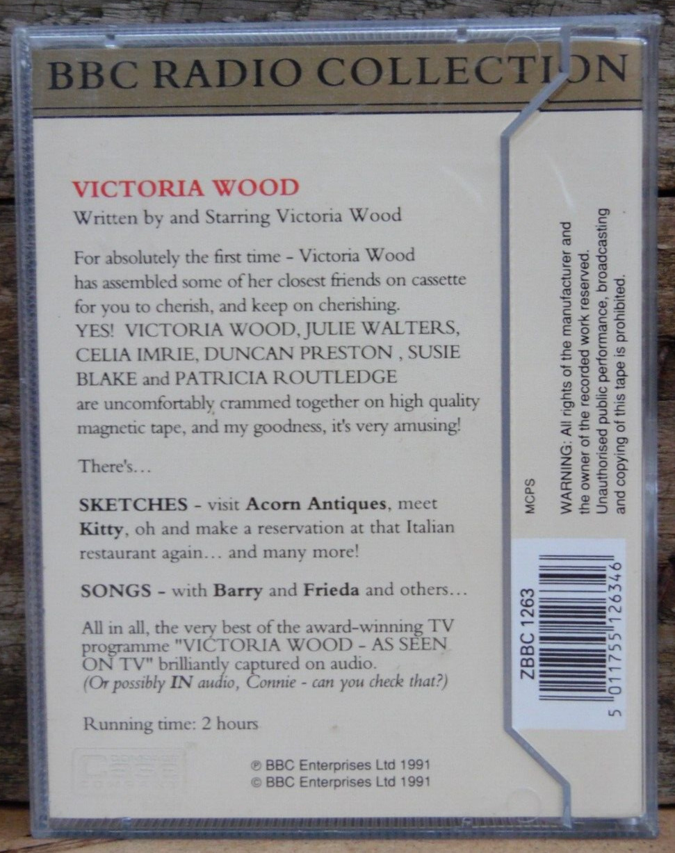 The Best of Victoria wood As Seen On T.V. BBC Double Audio Cassette Tape NOS
