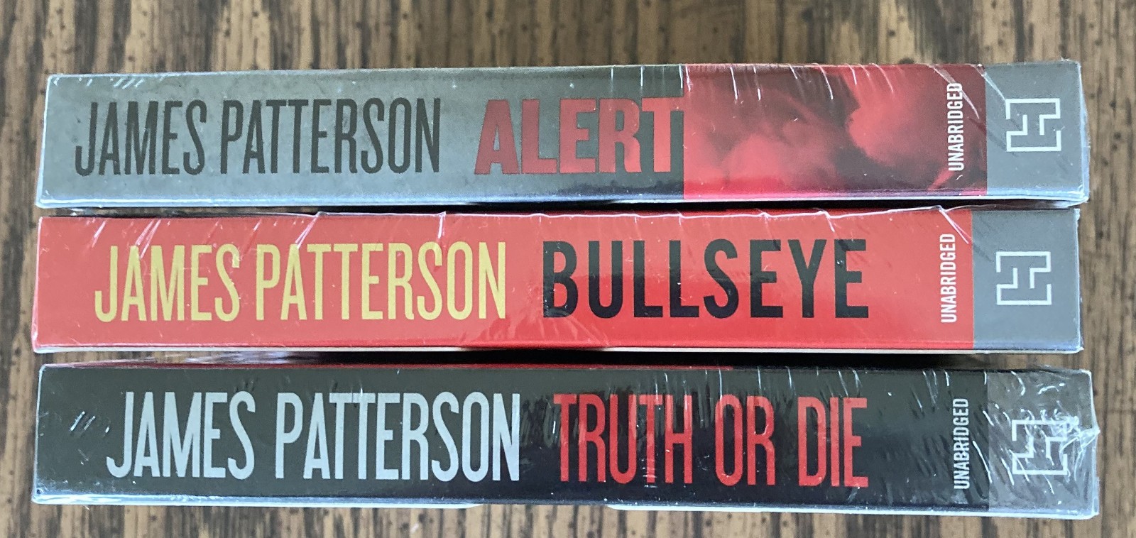 Sealed Unabridged Audio CD Book Lot James Patterson Alert Bullseye Truth or Die