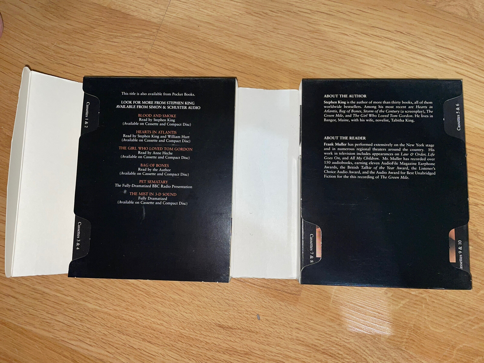The Green Mile by Stephen King (1999, Audio, Cassettes, Unabridged) Preowned