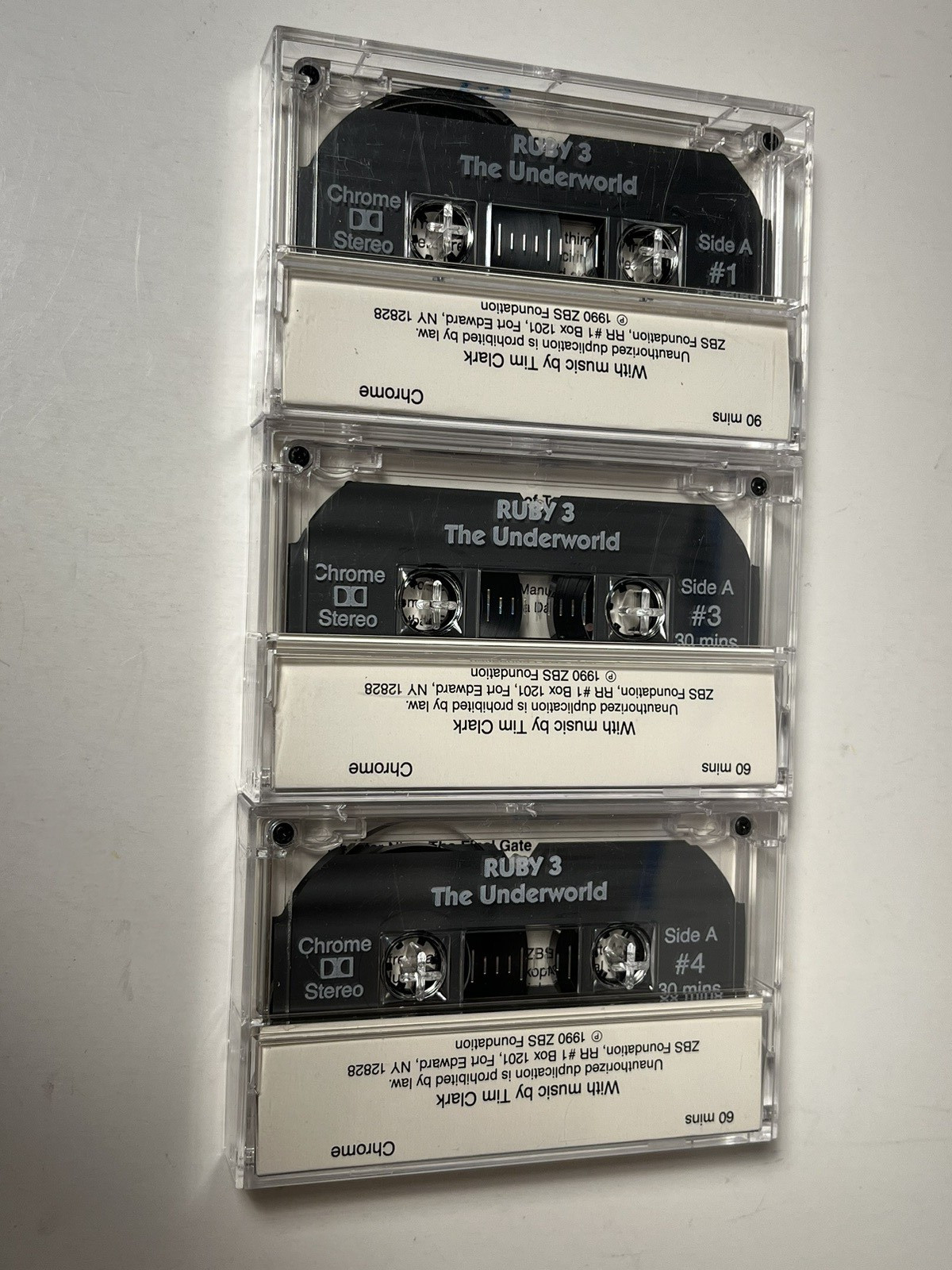Lot of 16 ZBS Foundation JACK FLANDERS Audio Cassette Tapes Inverness Ruby Rio