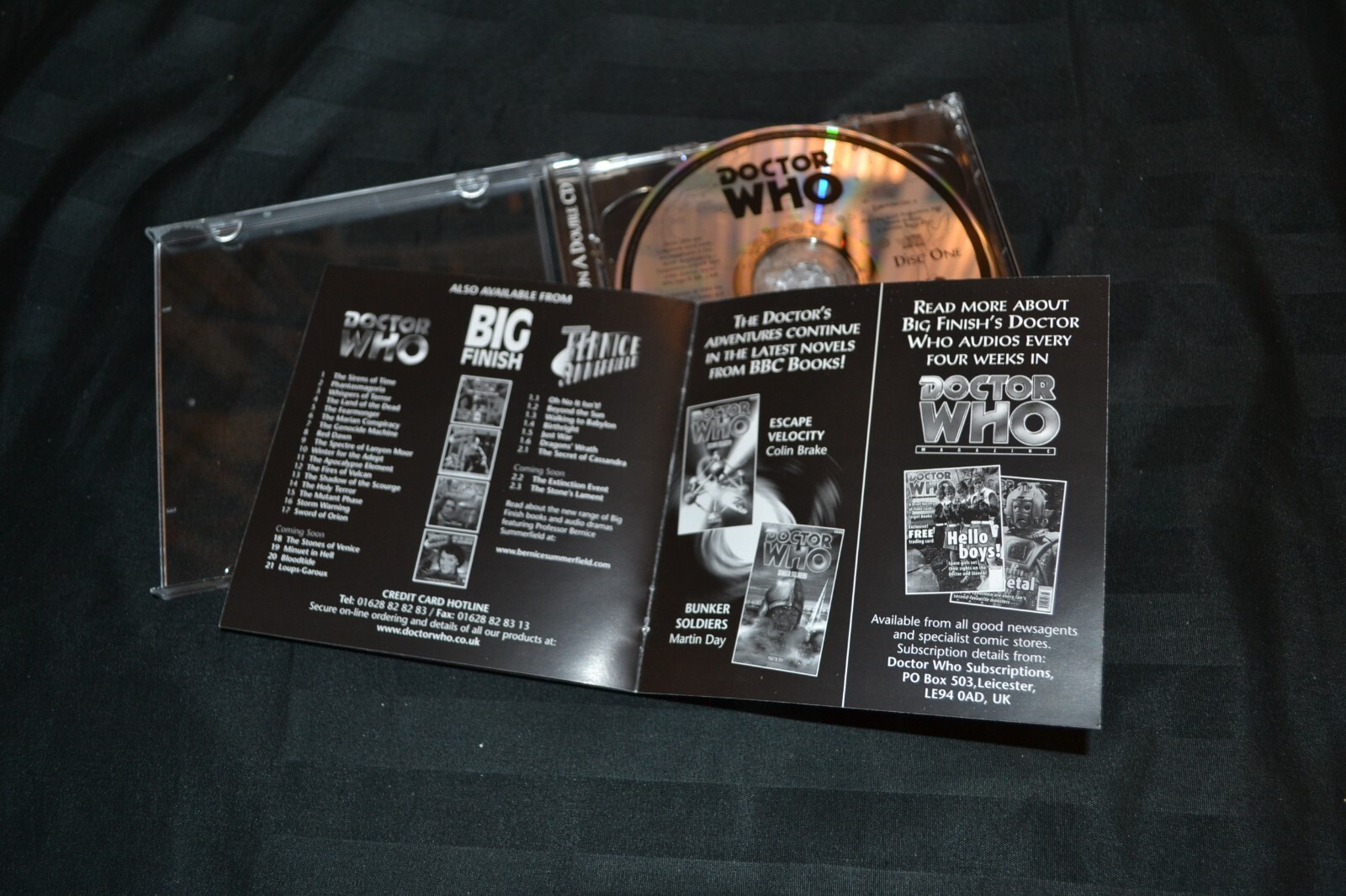 CD Audiobook Doctor Who Big Finish #17 Sword of Orion — 8th & Charley 2001