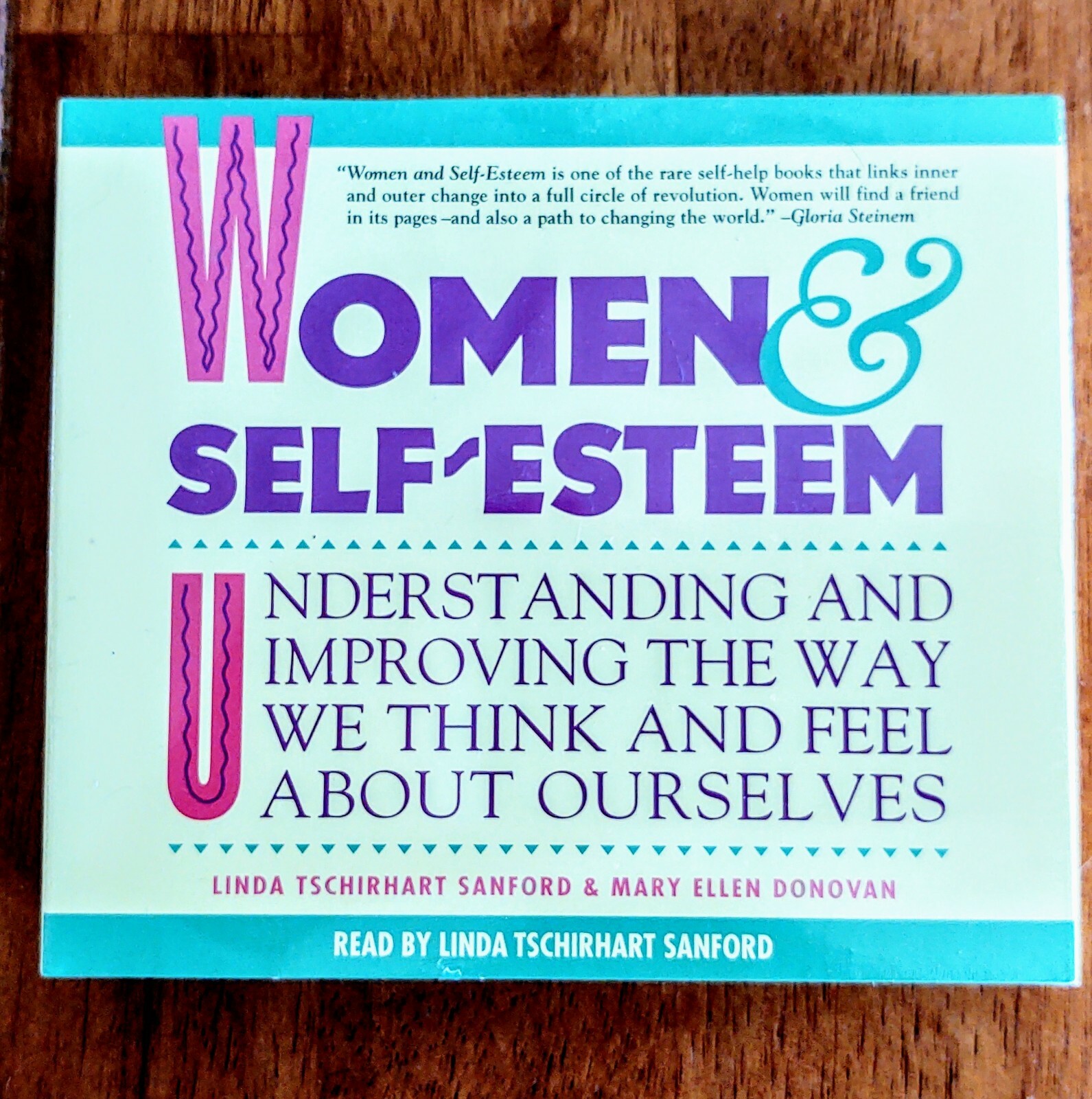 Women & Self-Esteem: Sandord Donovan AudioBook 3 CDs 3 hrs Self Help Care NEW