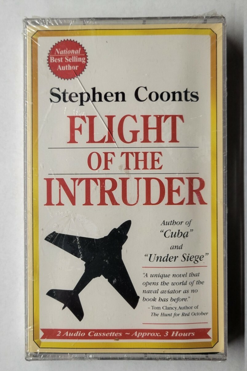 Flight of the Intruder Stephen Coonts (Audiobook, 1986, 2 Tape Set)