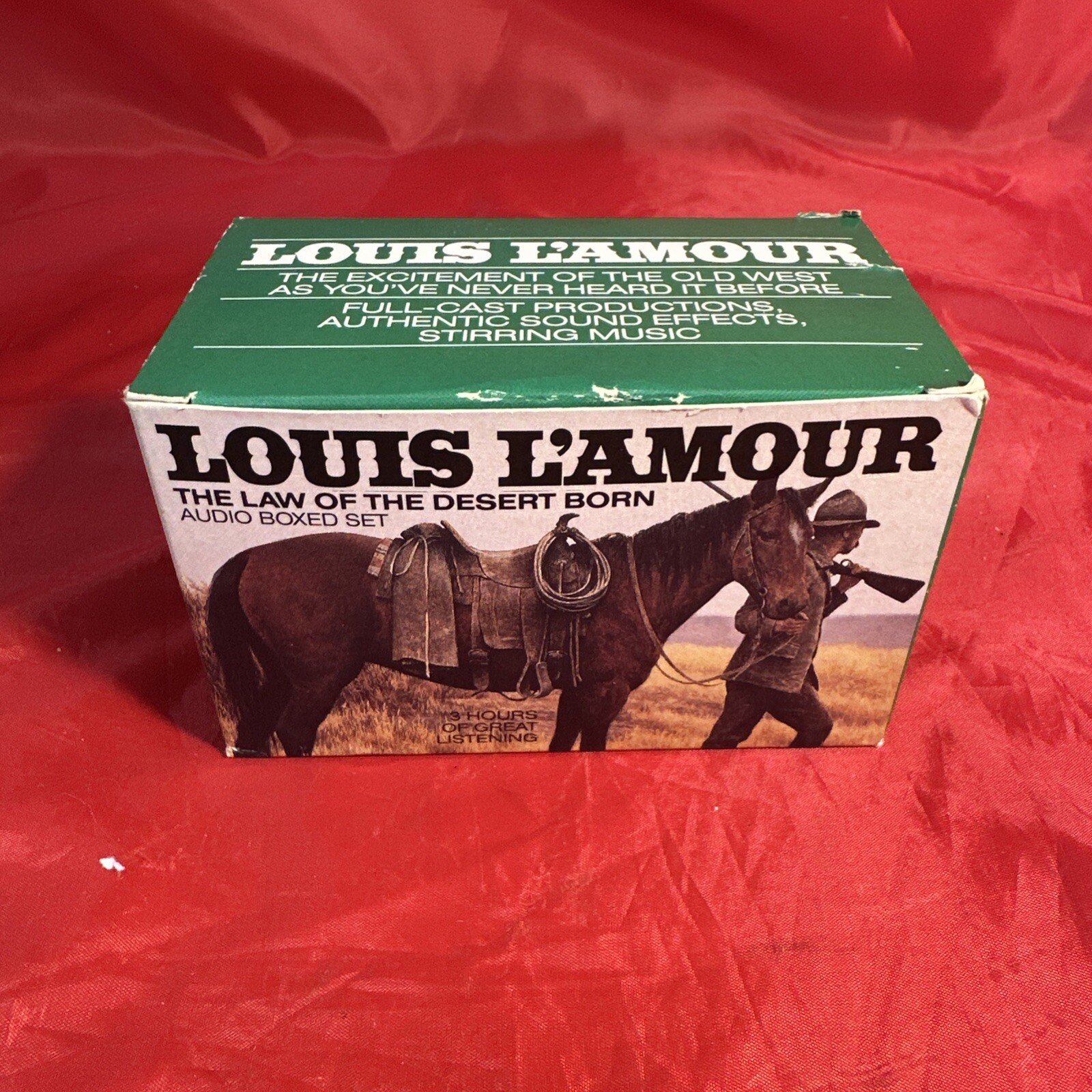 Law of the Desert Born-Louis L’Amour 1992 Audio 3 Cassette-3 Stories