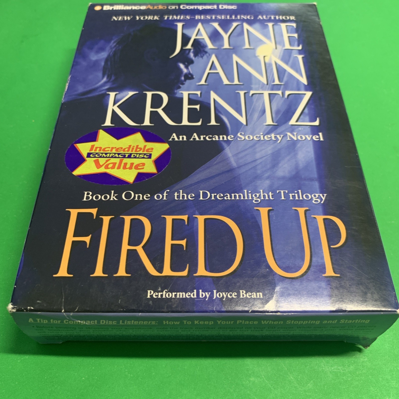 Fired Up Book One Dreamlight Trilogy by Jayne Ann Krentz 2011 Abridged 5CDs