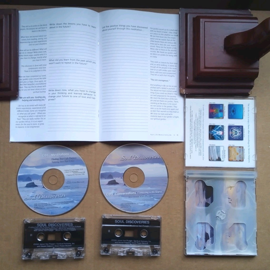 SOUL DISCOVERIES 2003 Audio CD/Cassettes & Workbook Box Set by James Van Praagh