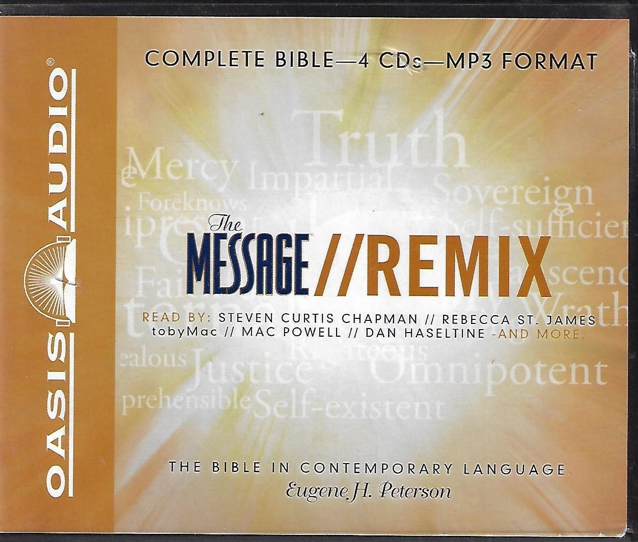 The Message Remix — Complete Bible (MP3-CD, 4-Discs)
