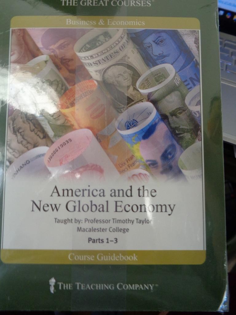 The Great Courses America & the New Global Economy Guide Book & CDs