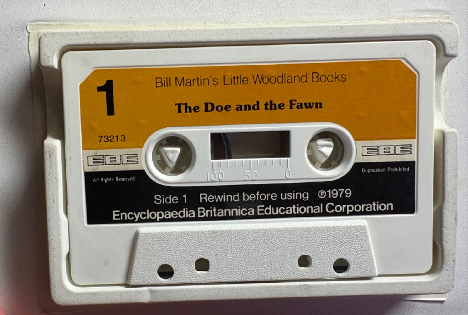 The Doe and the Fawn by Bill Martin (Cassette/Book ex-library 1979)