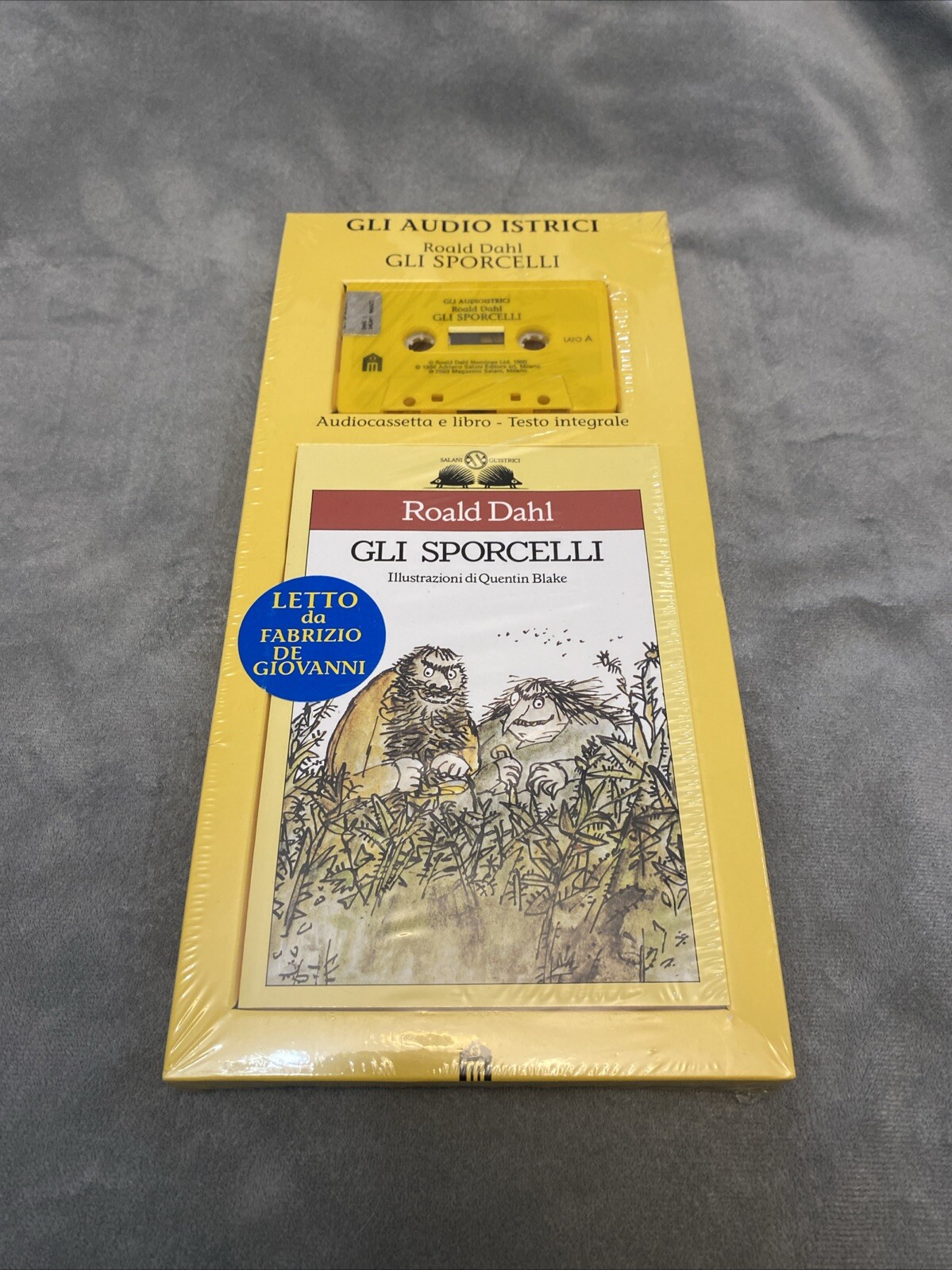 Roald Dahl The Twits Gli Sporcelli Audio Cassette & Book Sealed Italian Milano