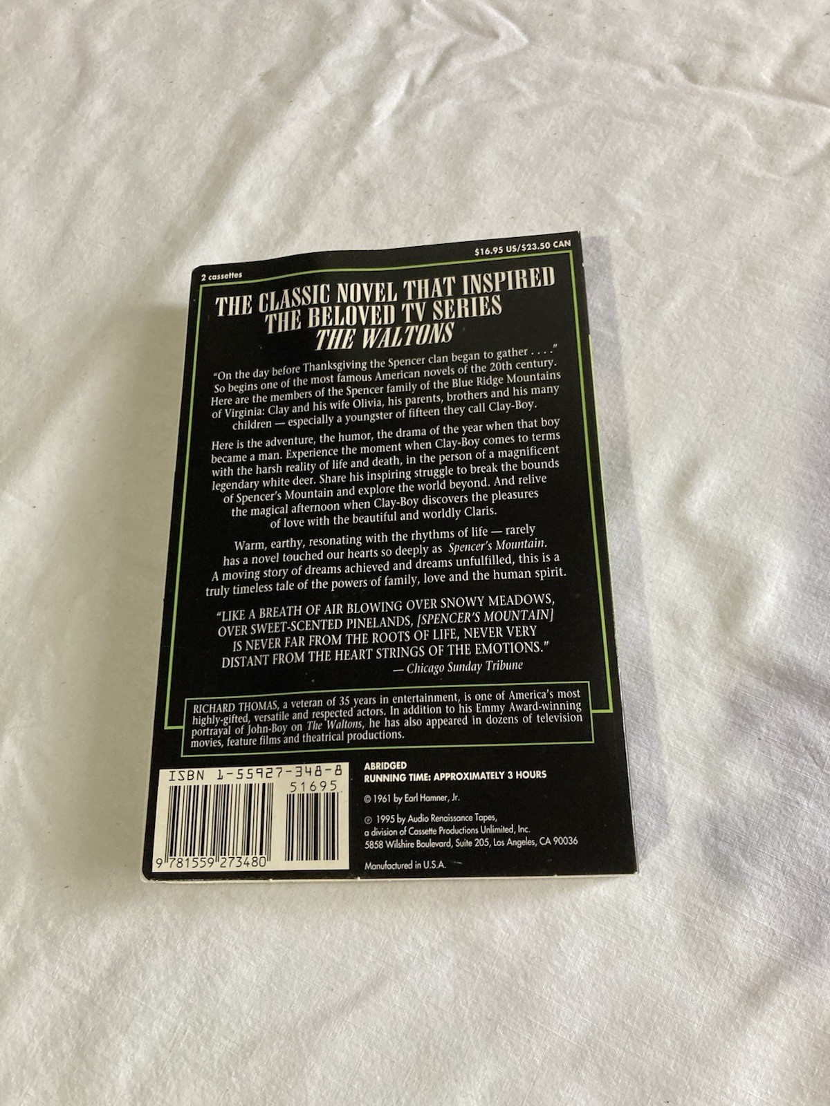 Spencer’s Mountain by Earl Hamner Jr. (1995, Merchandise, Other)