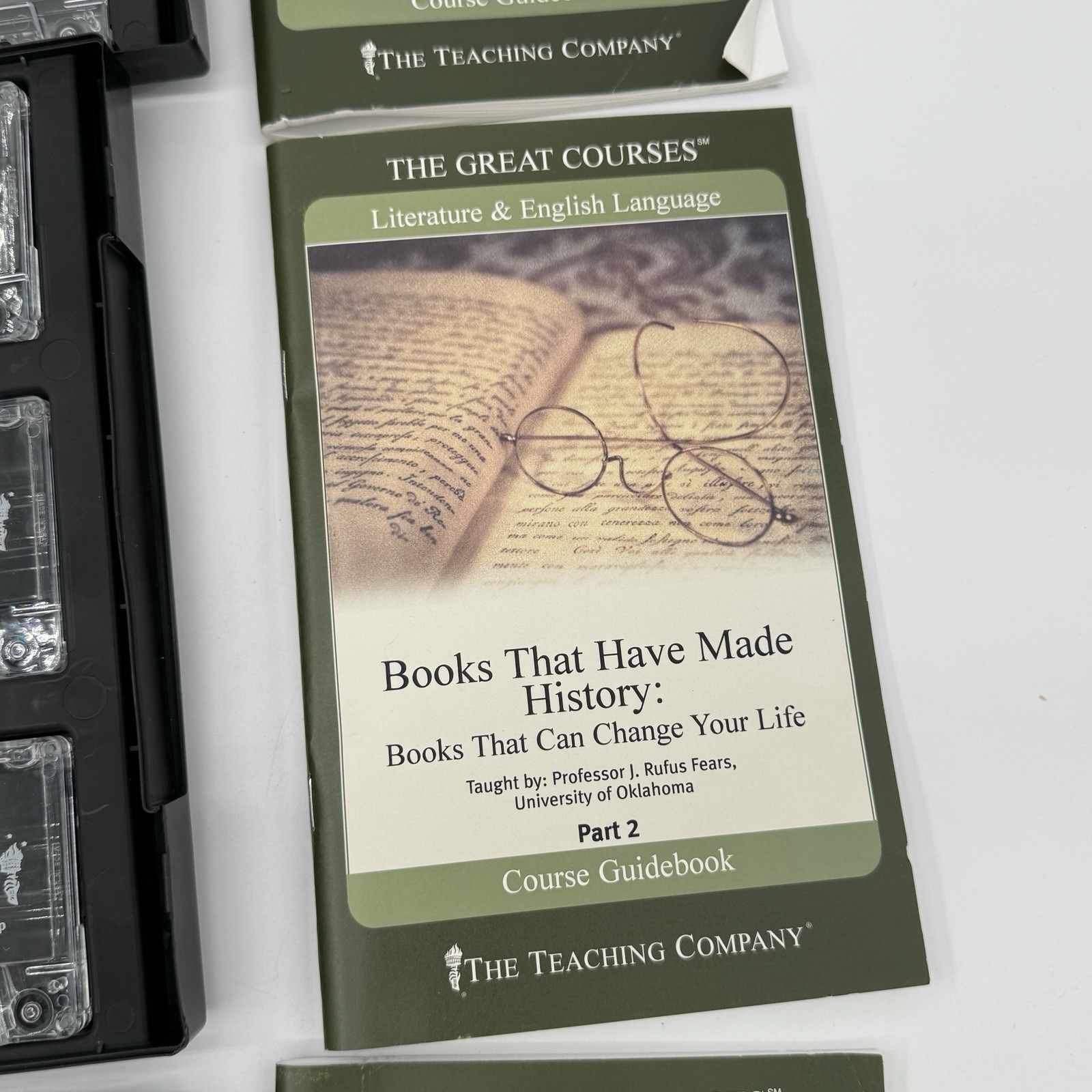 Great Courses Books Made History Complete Cassette Set J Rufus Fears & Guidebook
