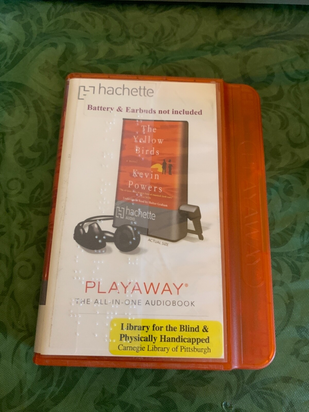 The yellow birds Kevin powers unabridged PLAYAWAY BOOK shelf198 ~