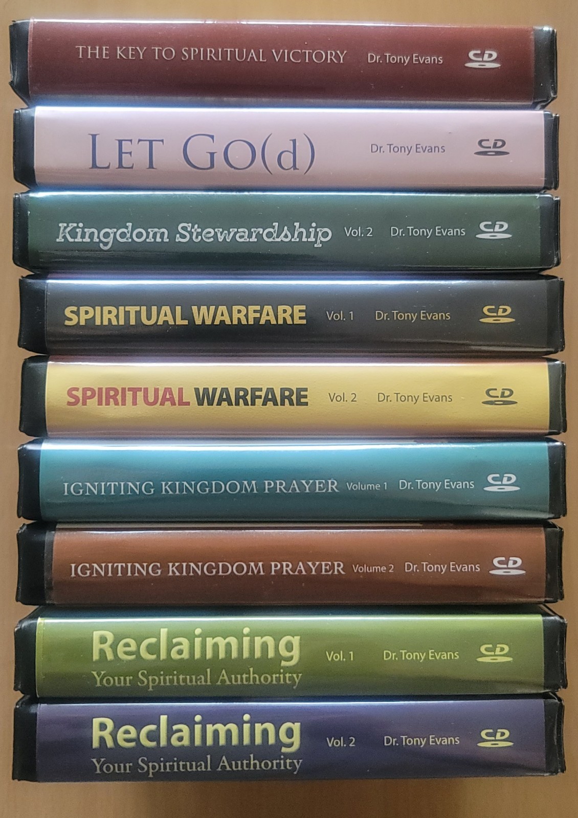 Tony Evans Spiritual Warfare Let Go Audio CD Christian Sermons Spiritual Victory