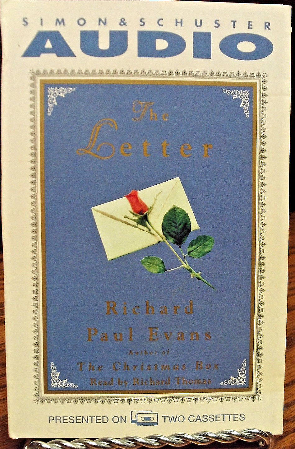 AUDIOBOOK CASSETTE: The Letter by Richard Paul Evans-Simon & Schuster-2 hrs J32