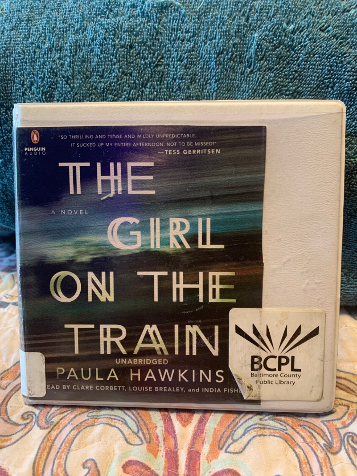 Shelf199 Audiobook~The Girl on the Train-Paula Hawkins-unabridged-9CDs